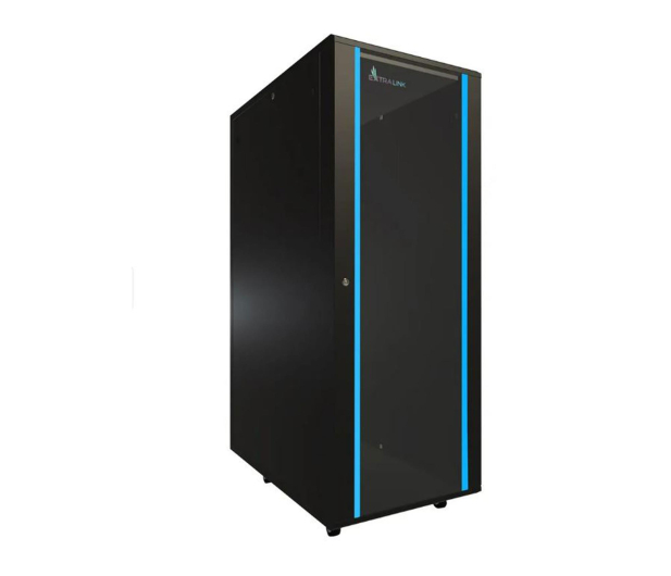 Extralink Szafa rack 37U 600x1000mm czarna stojąca EX.11403 - 1323273 - zdjęcie